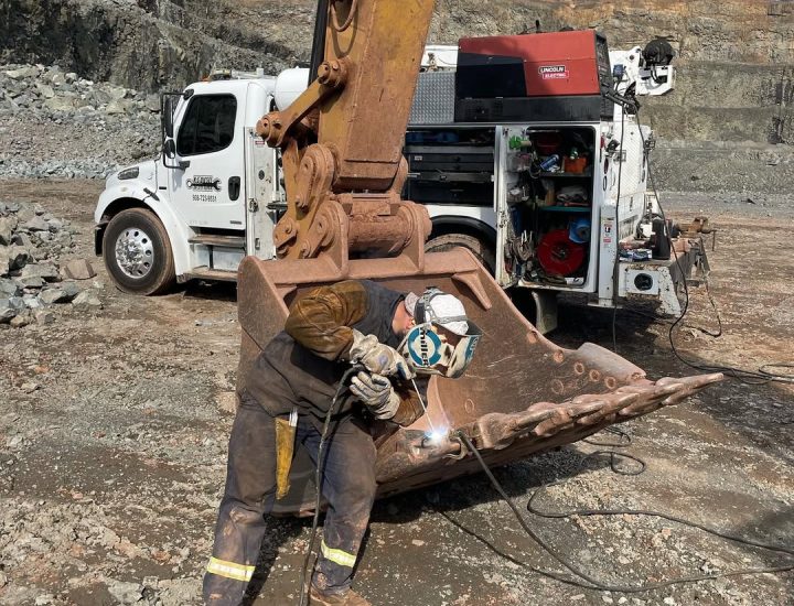 KS Diesel On-Site Repair worker working in the field